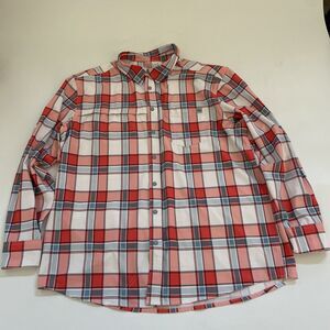 Field & Stream Shirt Men's Size 2XL Plaid Long‎ Sleeve Vented Hiking Fishing